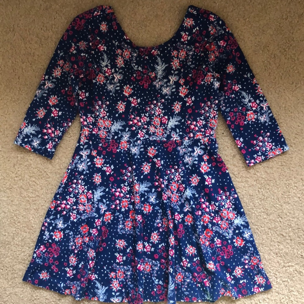 Girls Small Floral Old Navy Dress